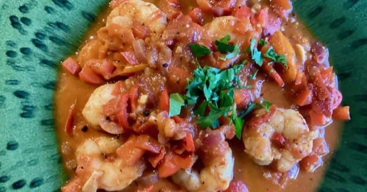 Gamba’s in pittige tomatensaus