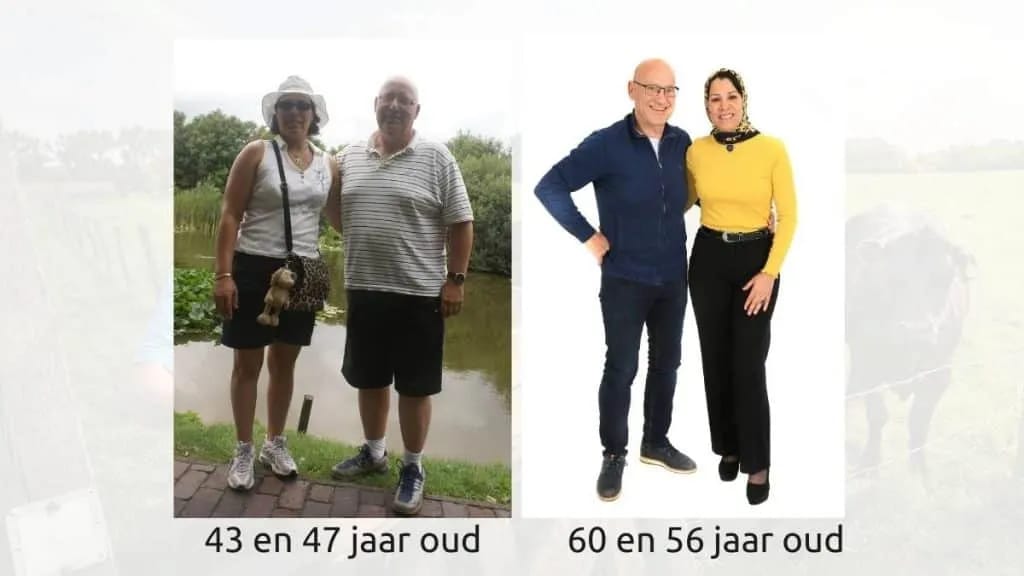 Saïda en Wim Tilburgs voor en na